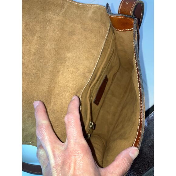 PATRICIA NASH SMALL EMBOSSED LEATHER CROSSBODY BAG - Picture 8 of 14